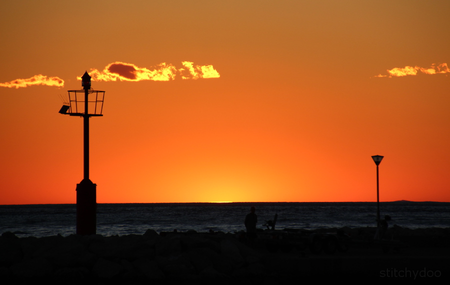 Sonnenuntergang Baska Voda - Kroatien