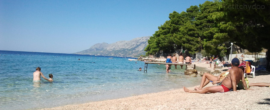 Strand bei Baska Voda und Brela - Kroatien