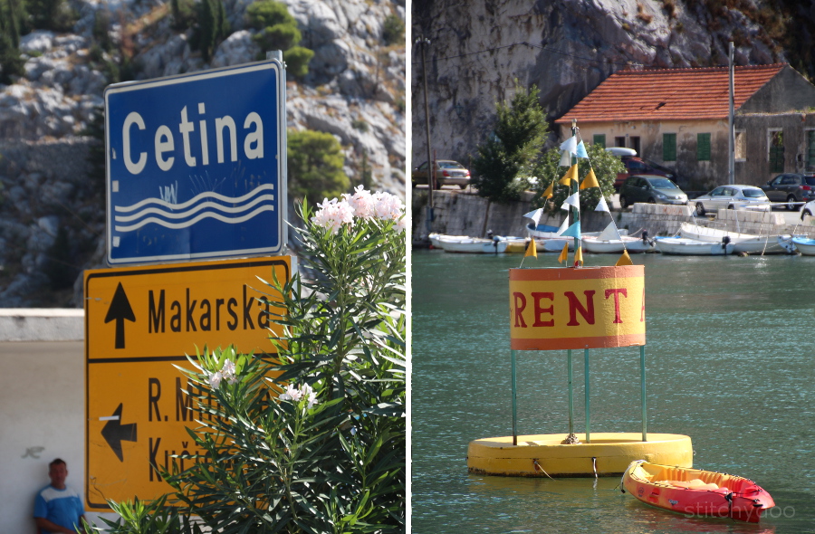 Omis {Kroatien - Adria - Dalmatien} - Fluss Cetina - Bootsverlei