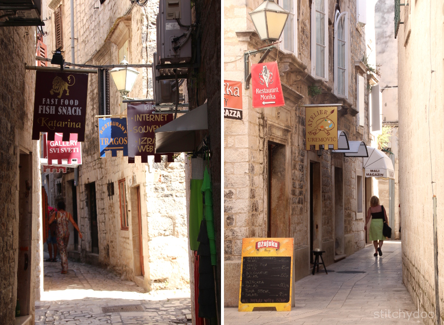Trogir {Kroatien - Adria - Dalmatien} - Altstadt - enge Gassen