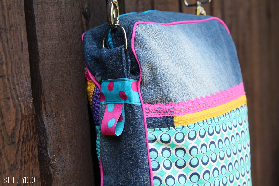 Taschenspieler 2 Sew Along | Herrentasche von stitchydoo mit gehaekeltem Triangle-Muster