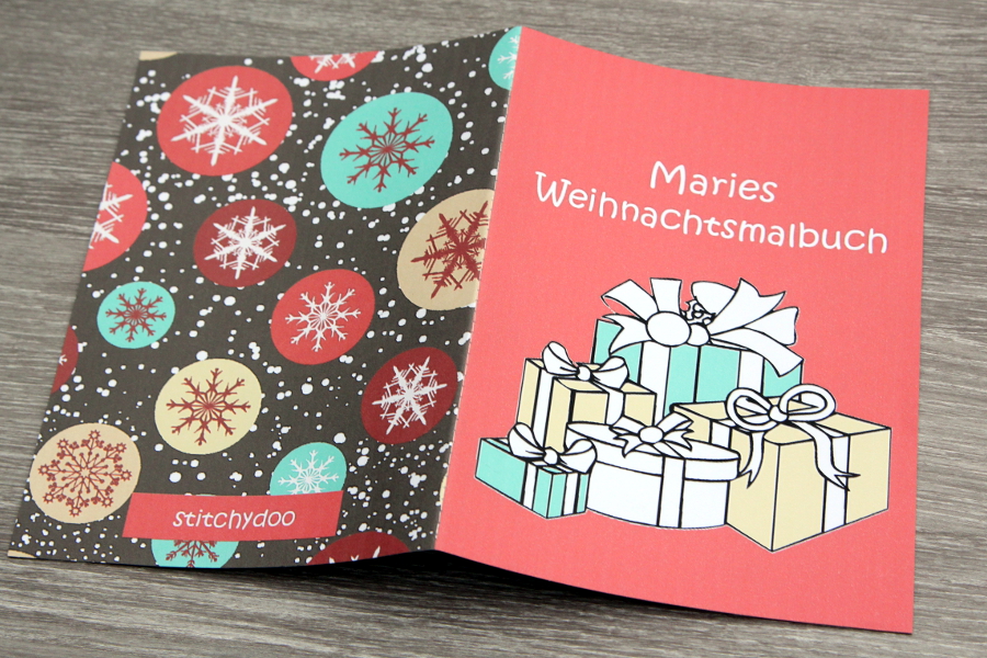 stitchydoo: DIY Weihnachtsmalbuch