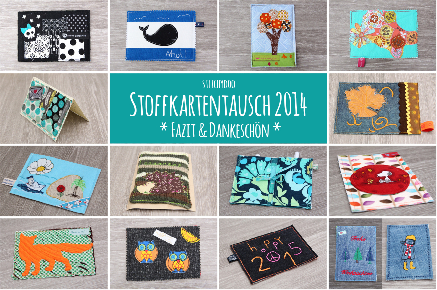 stitchydoo: Stoffkartentausch 2014 - Meine erhaltenen Karten