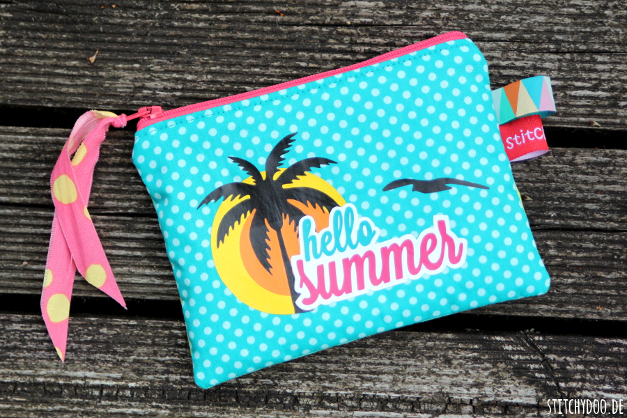 stitchydoo: Caribbean summer | Kramtasche für mich und ein Plotter-Freebie für euch