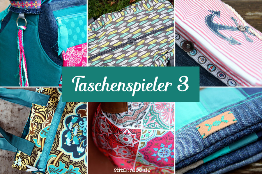 stitchydoo: Taschenspieler 3 - Designbeispiele und Verlosung