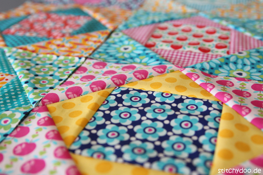 stitchydoo: Kunterbuntes Frühlings-Patchwork | Economy Block Quilt to be...