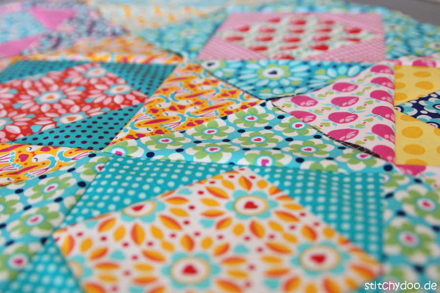 stitchydoo: Kunterbuntes Frühlings-Patchwork | Economy Block Quilt to be...