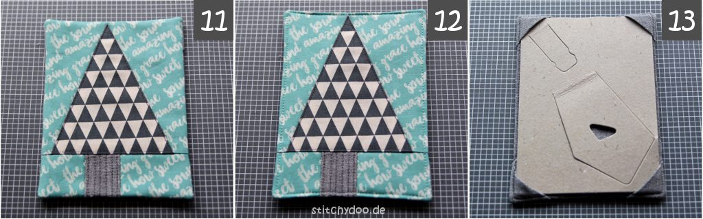 stitchydoo: Tutorial - Winterbaum-Stoffbilder mit Aufsteller {DIY gegen Novemberblues}