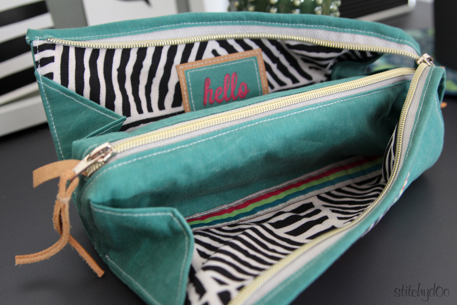 stitchydoo: Tasche L.A. von EllePuls innen