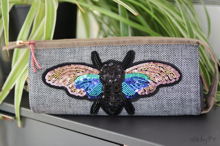 stitchydoo: Tasche L.A. von EllePuls mit Pailletten-Applikation